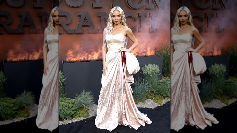Natalie Alyn Lind at the New York premiere of "Dutton Ranch" in May 2026
