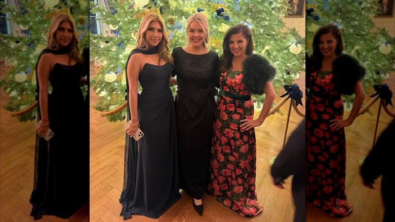 Karoline Leavitt posing with others