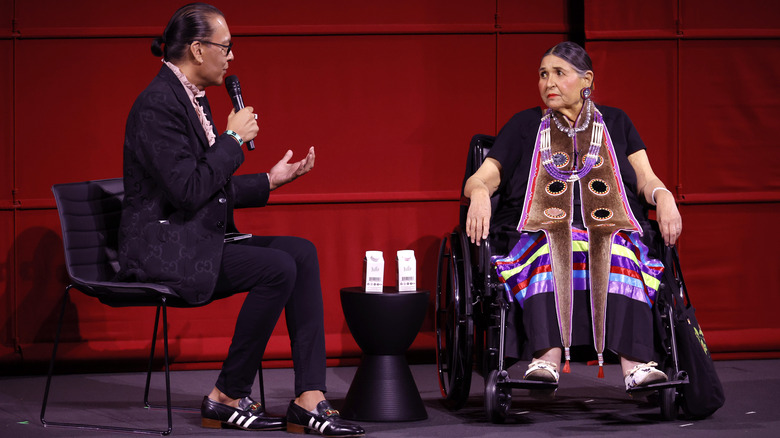 Bird Runningwater and Sacheen Littlefeather