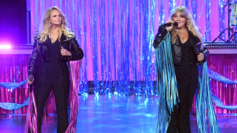 Miranda Lambert and Elle King at ACM 2021