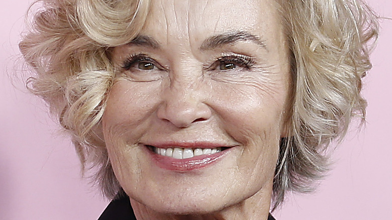 Jessica Lange poses at an event