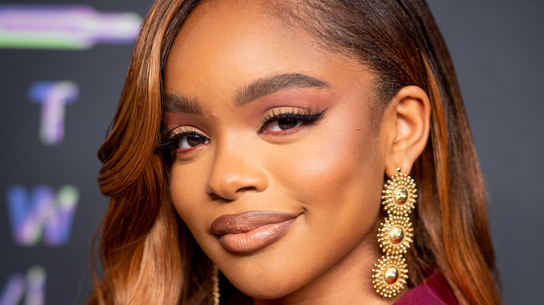 Marsai Martin on camera