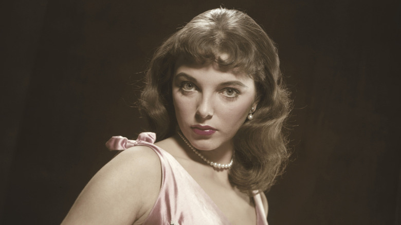 Studio portrait of Joan Collins, circa 1954