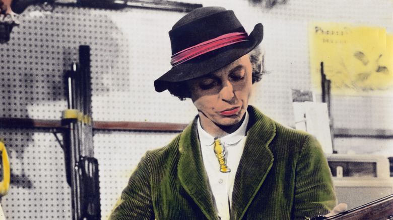 Colorized photo of Nancy Kulp in a scene from Who's Minding the Store?