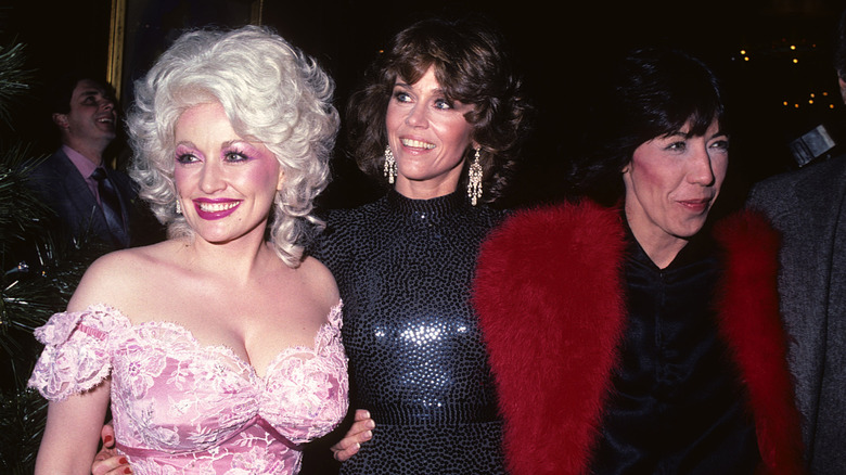 Dolly Parton with Jane Fonda and Lily Tomlin