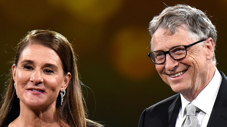 Bill and Melinda Gates at event