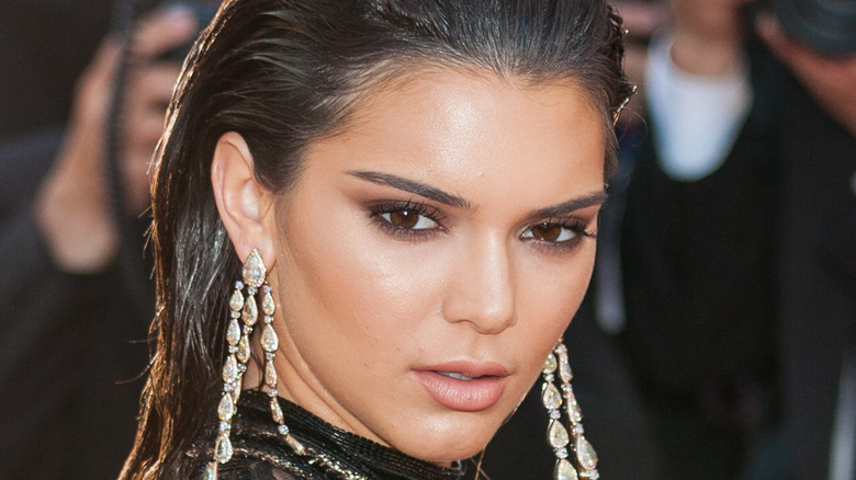 Kendall Jenner poses on the red carpet