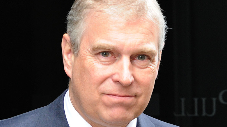 Prince Andrew smiling