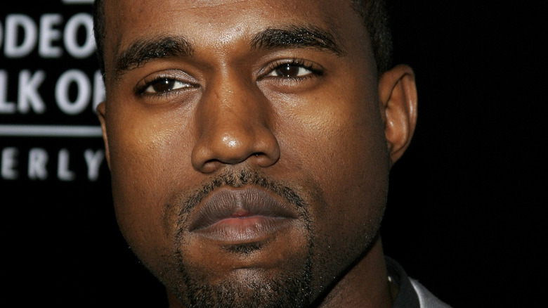 Kanye West frowning 