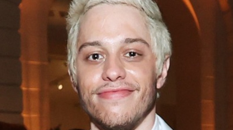 Pete Davidson with blond hair