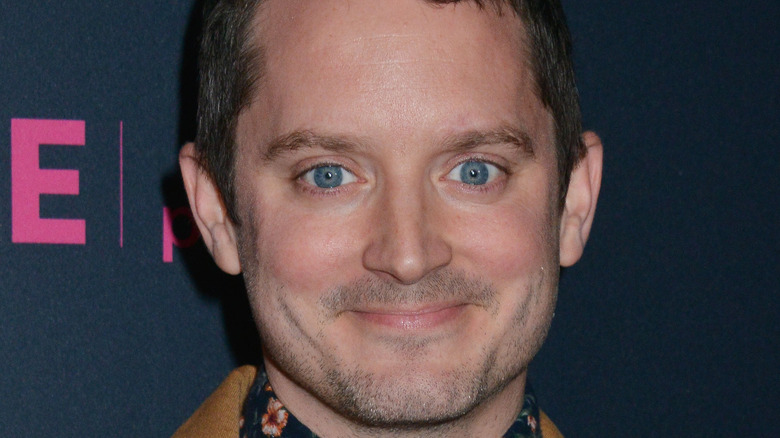 Elijah Wood smiling on the red carpet