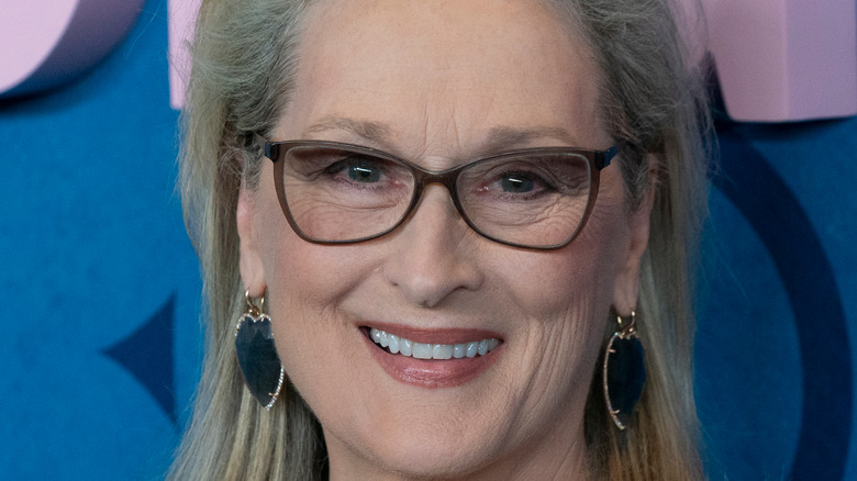 Meryl Streep red carpet Close-Up