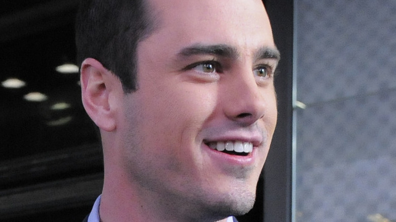 Ben Higgins with roses