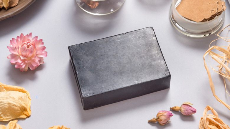 Black soap bar