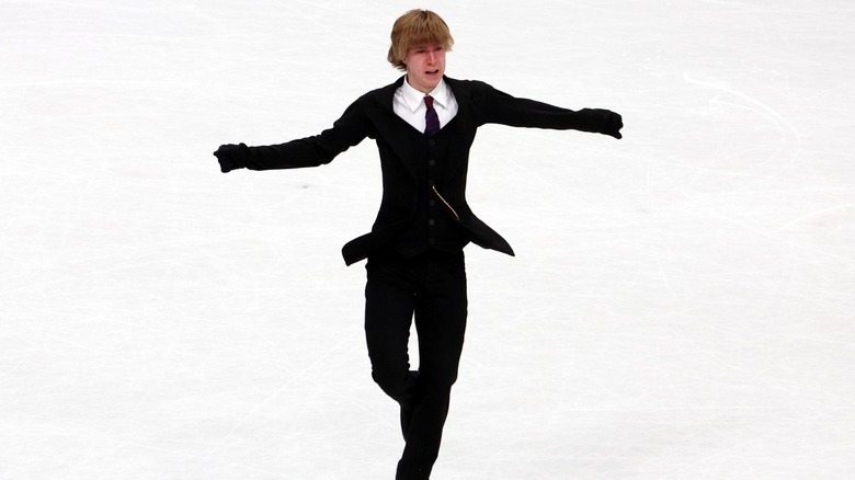 Stephen Gogolev competing for Canada at the 2026 Winter Olympics