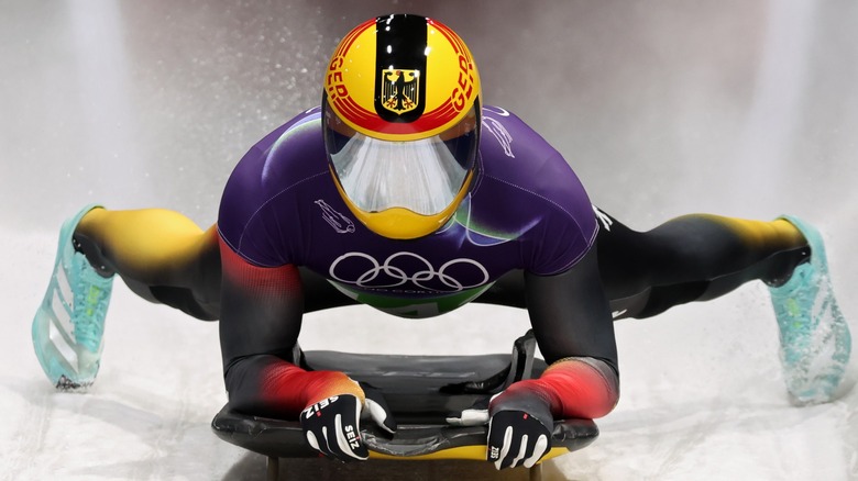 Christopher Grotheer competing for Team Germany at the 2026 Winter Olympics