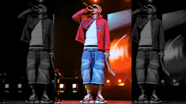 Central Cee onstage at the first week of Coachella 2026