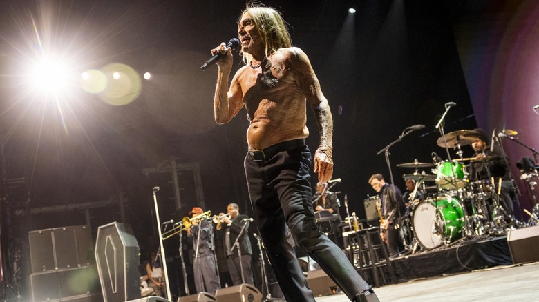 Iggy Pop onstage during Coachella's first weekend in 2026