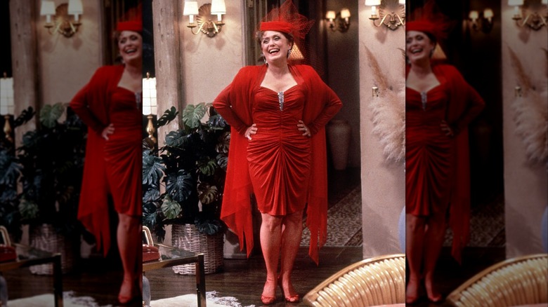 Rue McClanahan as Blanche Devereaux on "The Golden Girls"