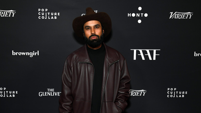 Kunal Nayyar posing at the "South Asians at the Oscars" Pre-Oscars Party in Los Angeles, California (2025)
