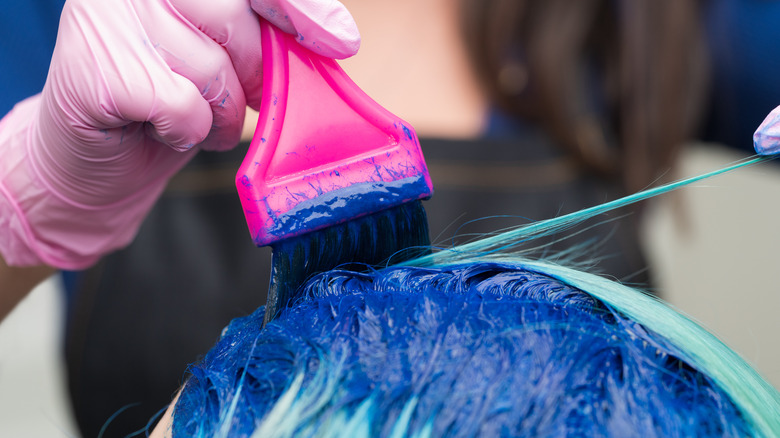 6. "Matte Blue Hair Color Maintenance Tips" - wide 10