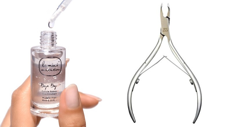 Cuticle oil and cuticle trimmer
