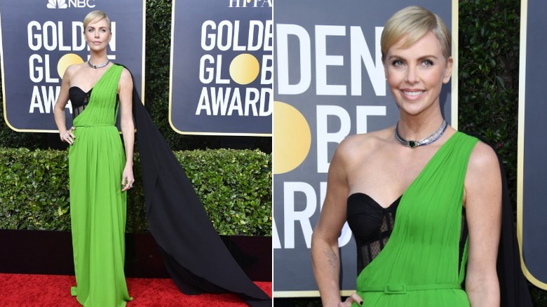 Charlize Theron at the 2020 Golden Globes
