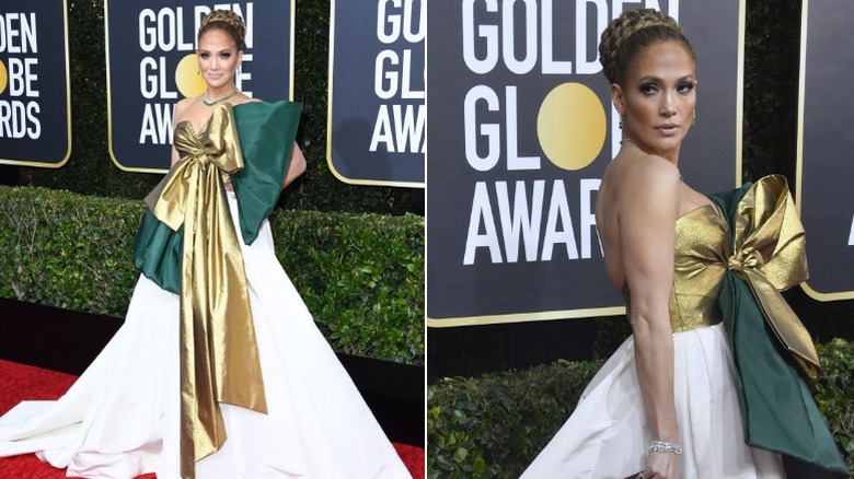 Jennifer Lopez at the 2020 Golden Globes