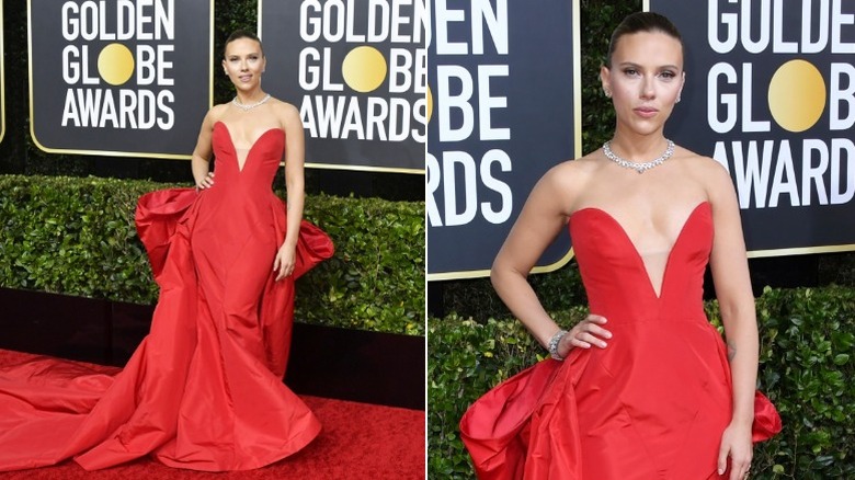 Scarlett Johansson at the 2020 Golden Globes
