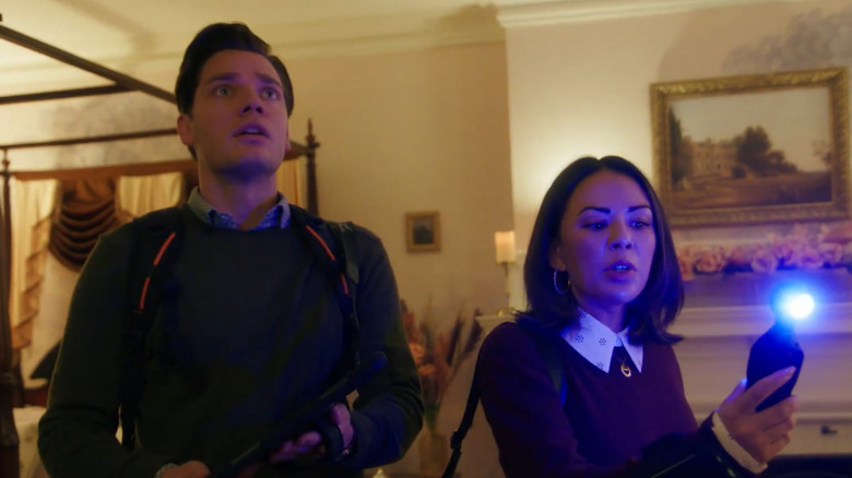 A still from Hallmark's "Haunted Wedding"