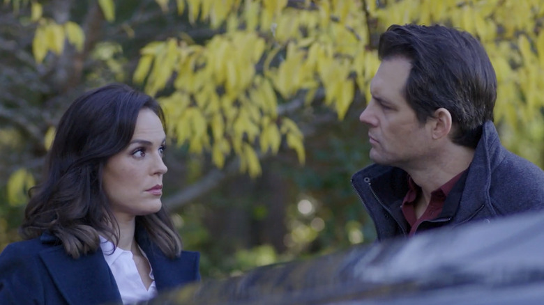 A still from the Hallmark Mystery film "Mystery 101: Killer Timing"