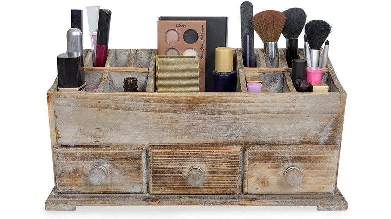 Vanity Drawer Wooden Beauty Organizer