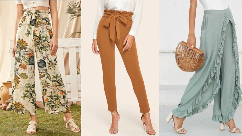 Three different SHEIN best-selling pants 