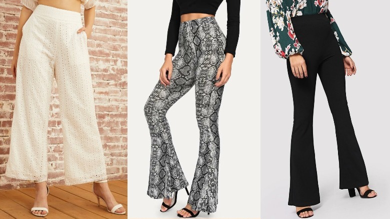 Three different SHEIN best-selling pants 