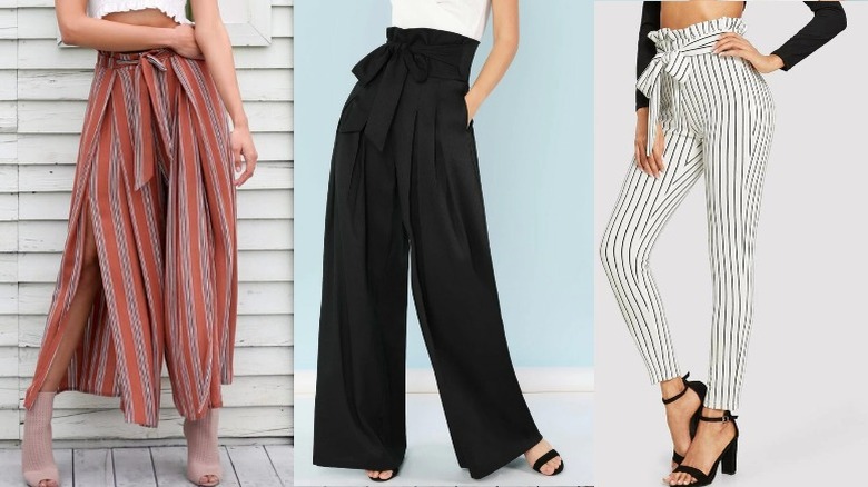 Three different SHEIN best-selling pants 