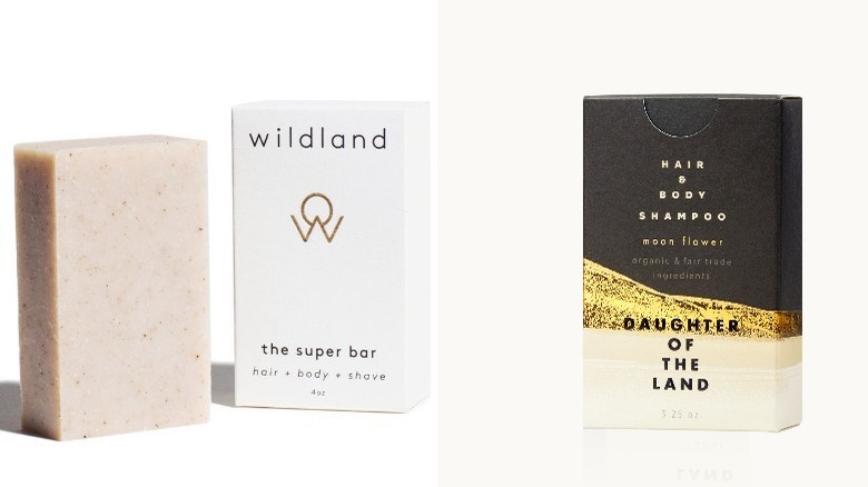 Two shampoo bar options