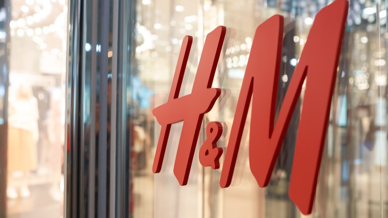 H&M store window 