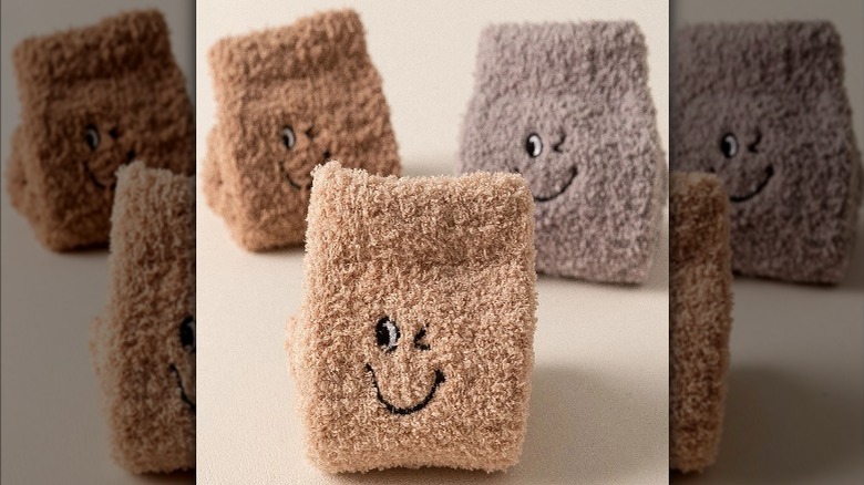 Fuzzy socks for stocking stuffer from Shein