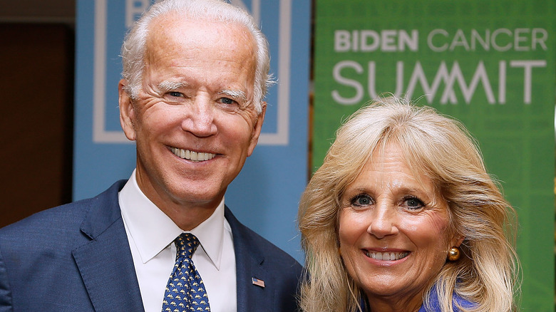 Joe Biden and Jill Biden at an event 