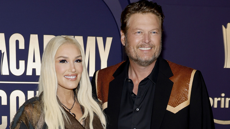 Gwen Stefani and Blake Shelton at the Omni Hotel in Frisco, Texas