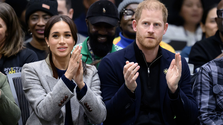 Prince Harry and Meghan Markle at the Invictus Games in Vancouver