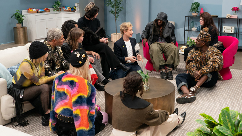 Project Runway Season 22 cast, including YANG YANG, OCTAVIUS, BOBBY, CHLOE, ANDRIY, NAHIEM, ELIZABETH, JMC