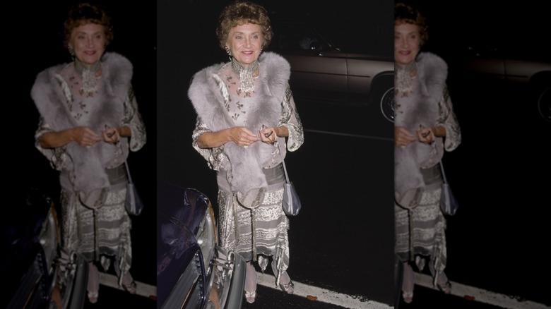 Estelle Getty smiling