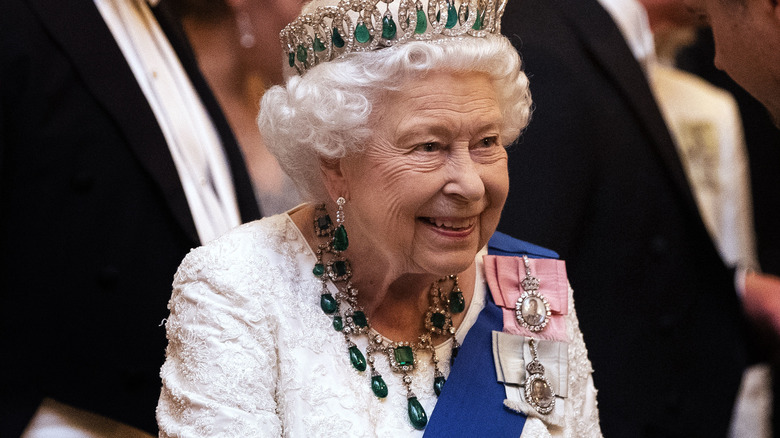 The queen at royal event 
