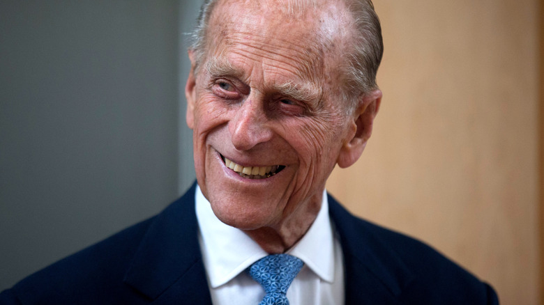 Prince Philip smiling