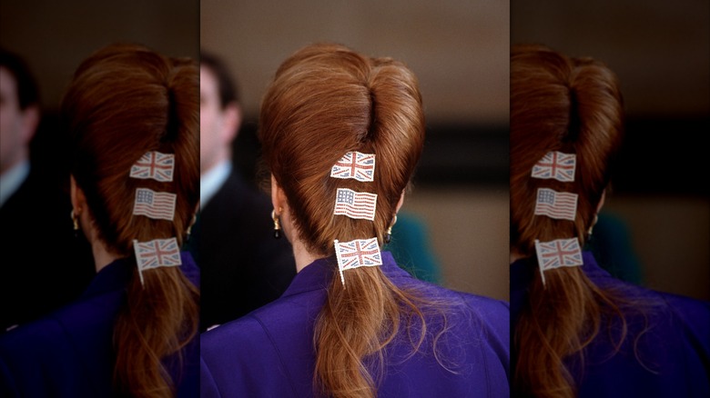 Sarah, Duchess of York, on a trip to America in 1988.