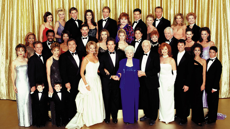 The cast of Days of Our Lives pose for a photo 