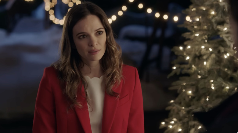Kay Panabaker acting in Christmas Joy.