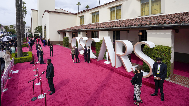 The Oscars red carpet