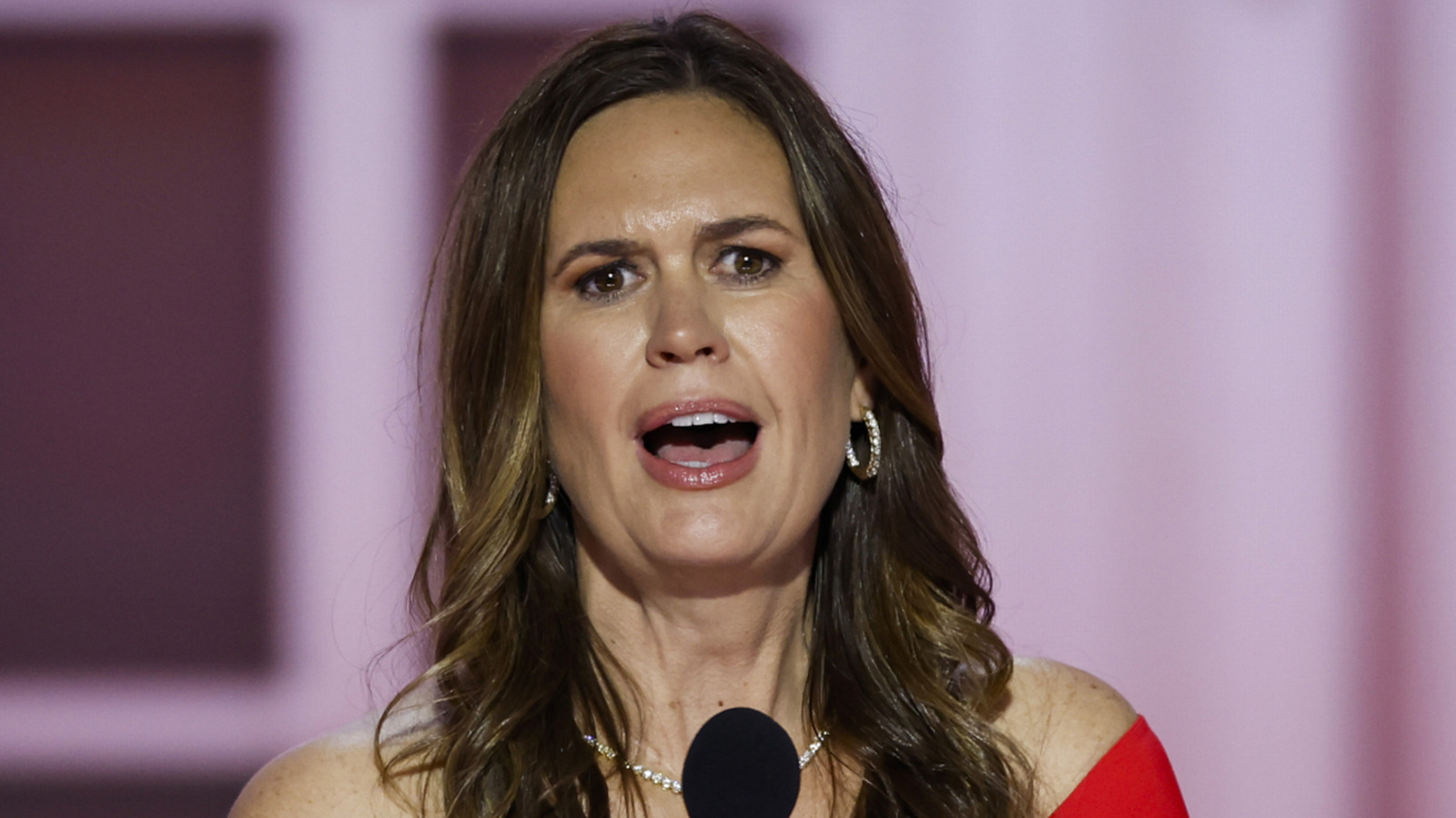 サラ・ハッカビー・サンダースが二度と着ないことを望んでいる奇妙な半分のドレス